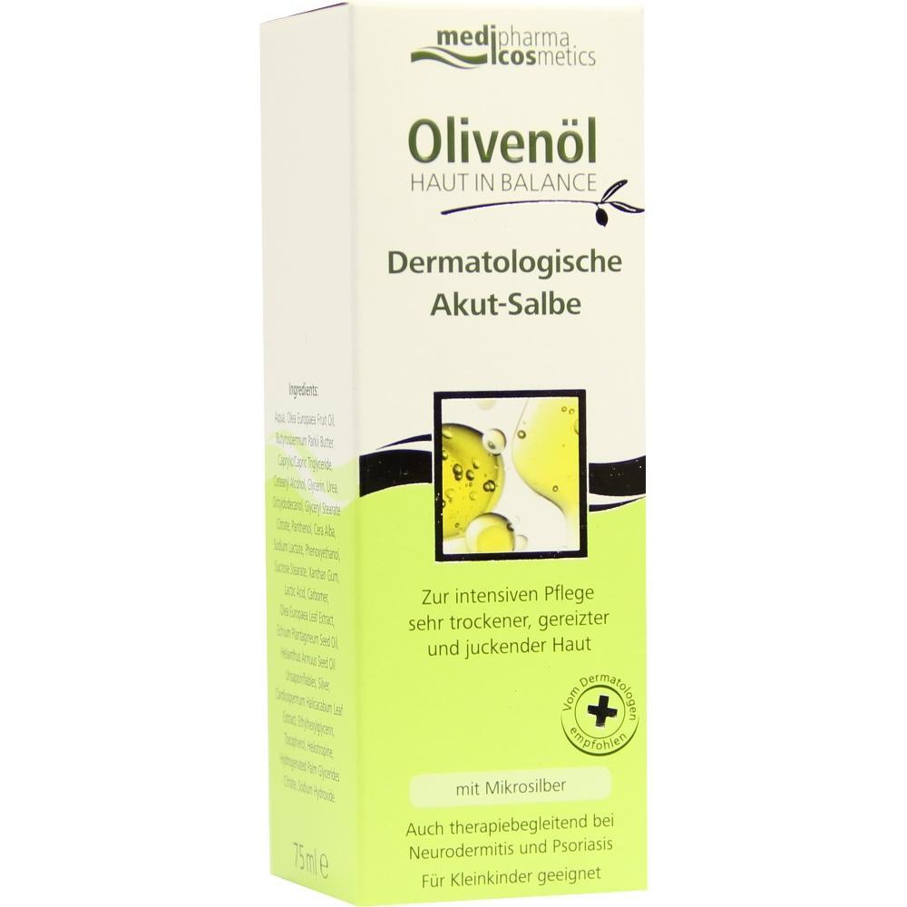 Eine Verpackung f&uuml;r eine Oliven&ouml;l-Salbe zur Pflege trockener Haut.