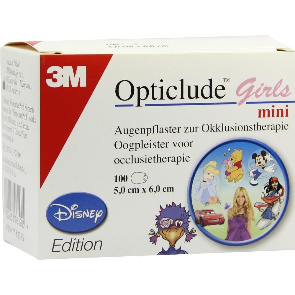 Eine Packung Augenpflaster mit Disney-Motiven für Kinder.
