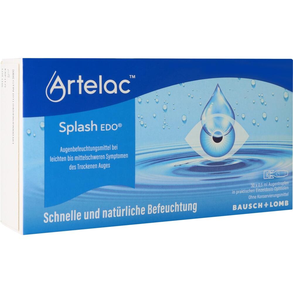 Eine Verpackung von Artelac Augentropfen gegen trockene Augen.