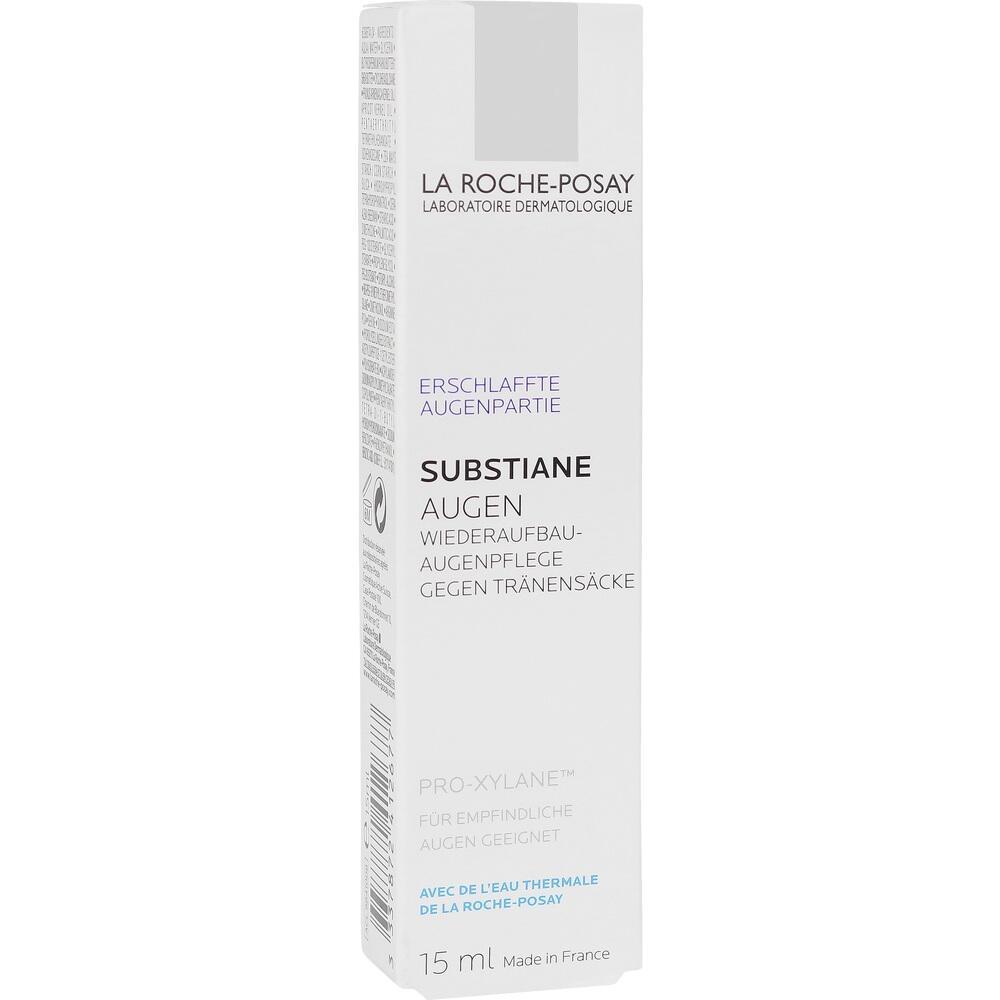 Eine Packung Augencreme von La Roche-Posay zur Pflege gegen Tränensäcke.