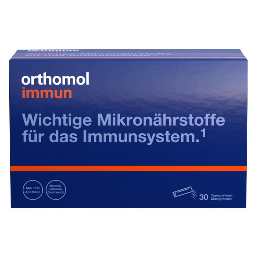 Eine blaue Box mit der Aufschrift "Wichtige Mikron&auml;hrstoffe f&uuml;r das Immunsystem".