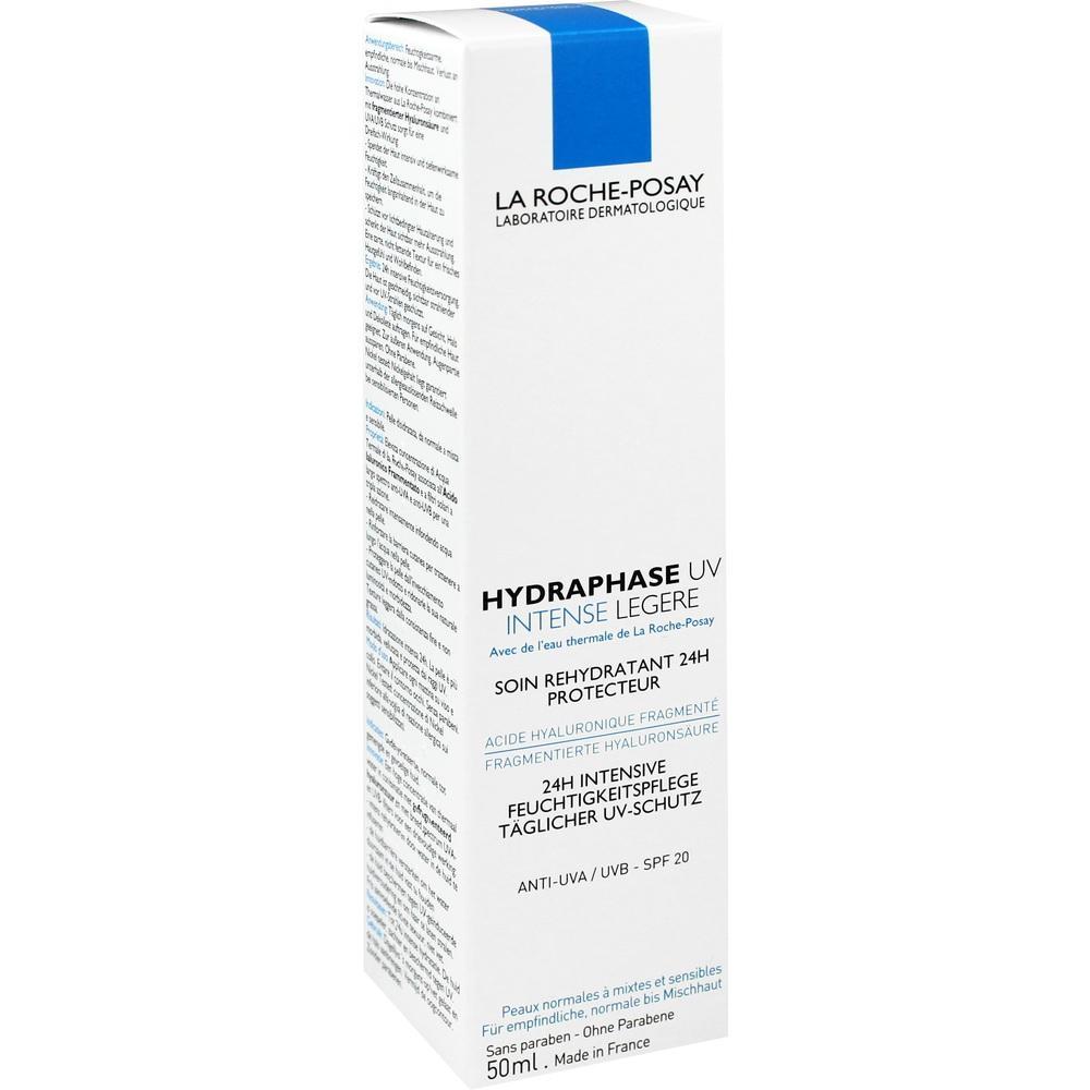 Eine weiße Verpackung für eine Feuchtigkeitscreme mit UV-Schutz von La Roche-Posay.