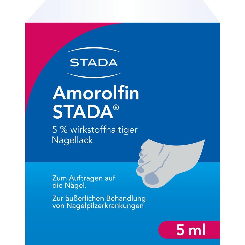 Nagellack zur Behandlung von Nagelpilz, 5 % Wirkstoff, 5 ml.