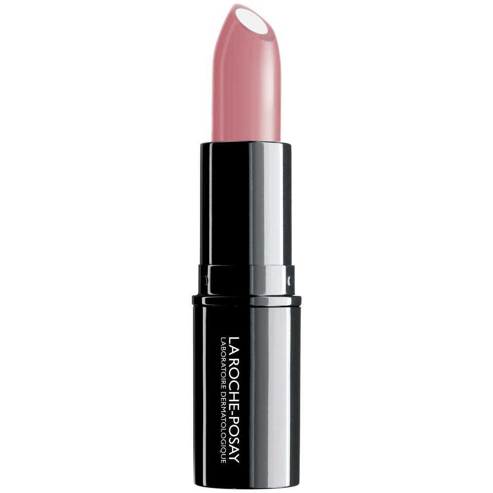 Rosa Lippenstift in schwarzer Hülle.
