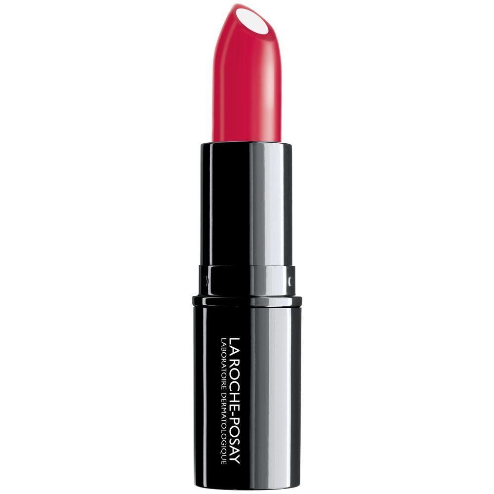 Ein roter Lippenstift in einer schwarzen H&uuml;lle.
