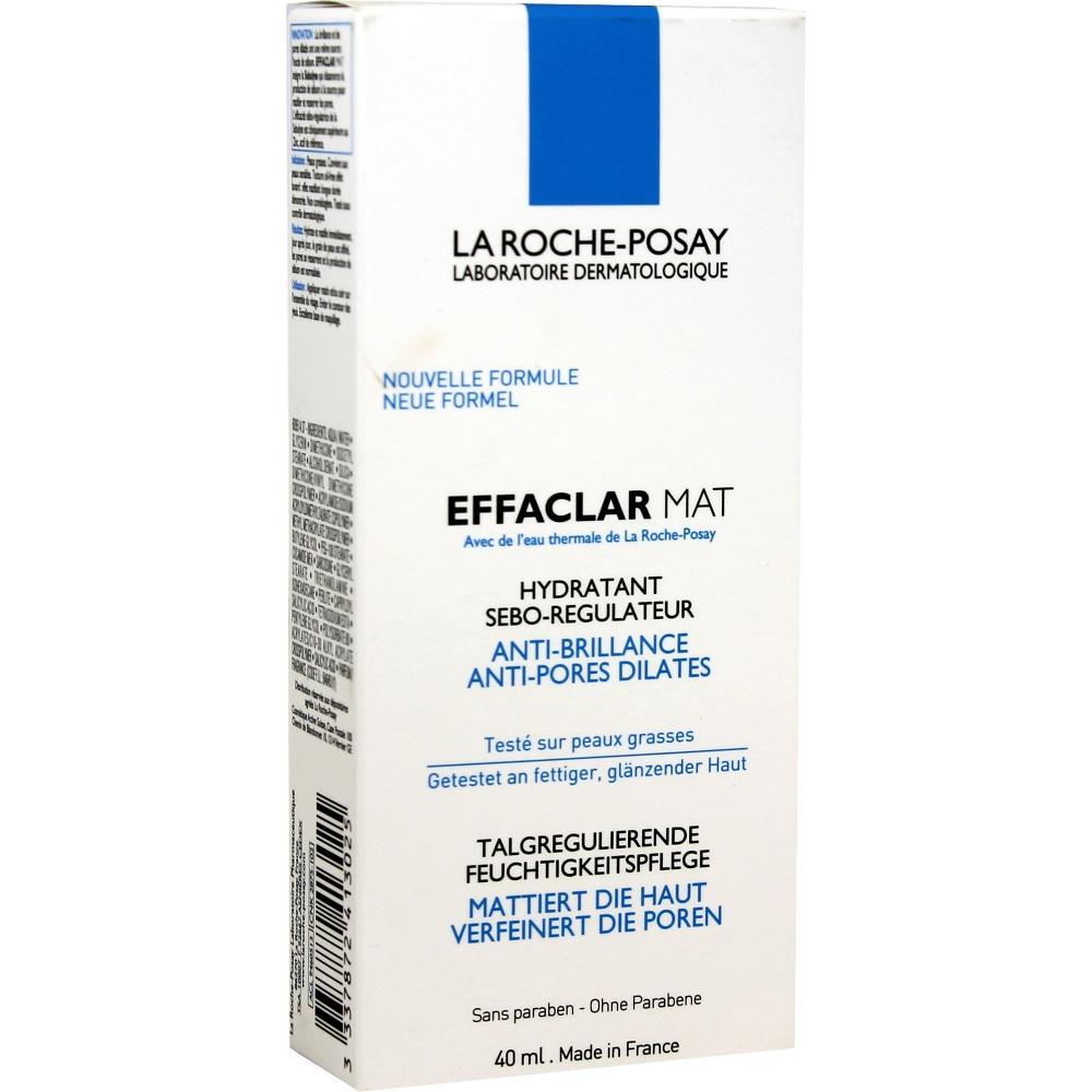 Wei&szlig;e Verpackung einer Gesichtscreme f&uuml;r fettige Haut von La Roche-Posay.