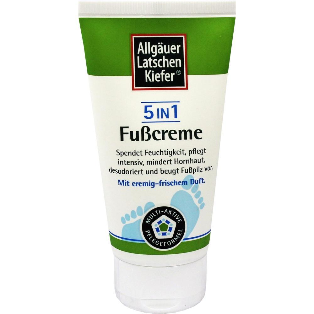 Tube mit Fu&szlig;creme, die Feuchtigkeit spendet und Hornhaut mindert.