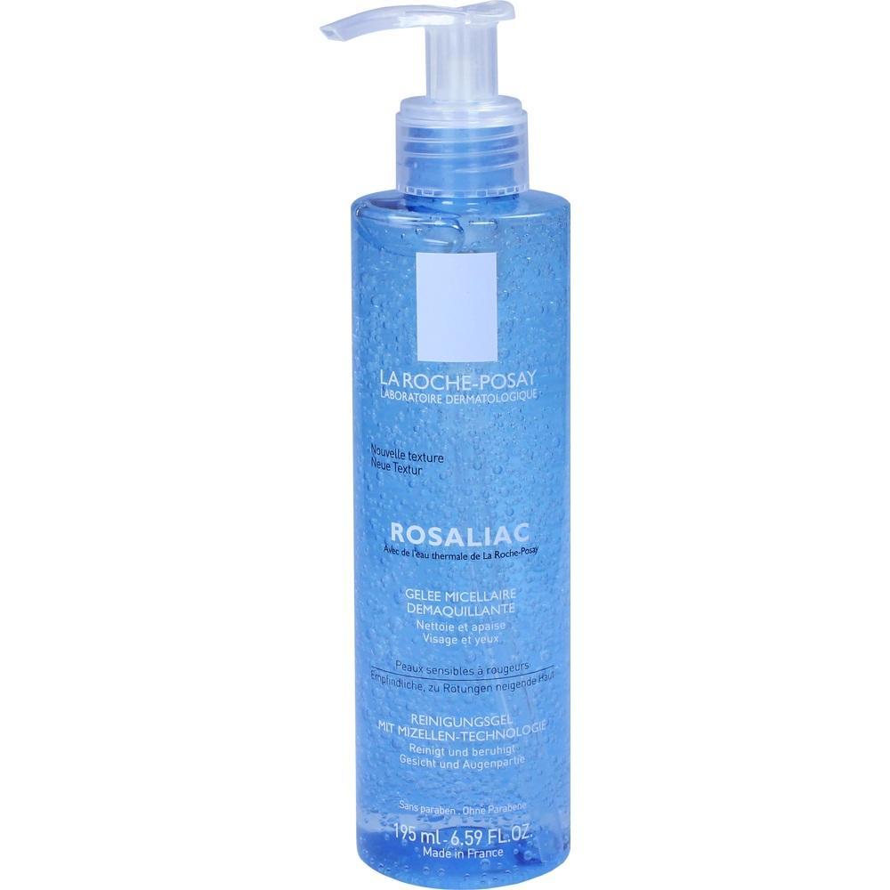 Blaues Reinigungs-Gel in einer Pumpflasche.