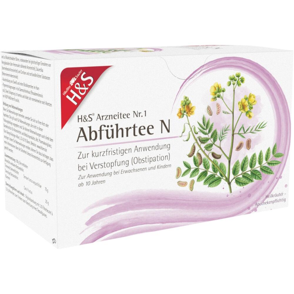 Packung H&S Abf&uuml;hrtee N zur Behandlung von Verstopfung (kurzfristig).