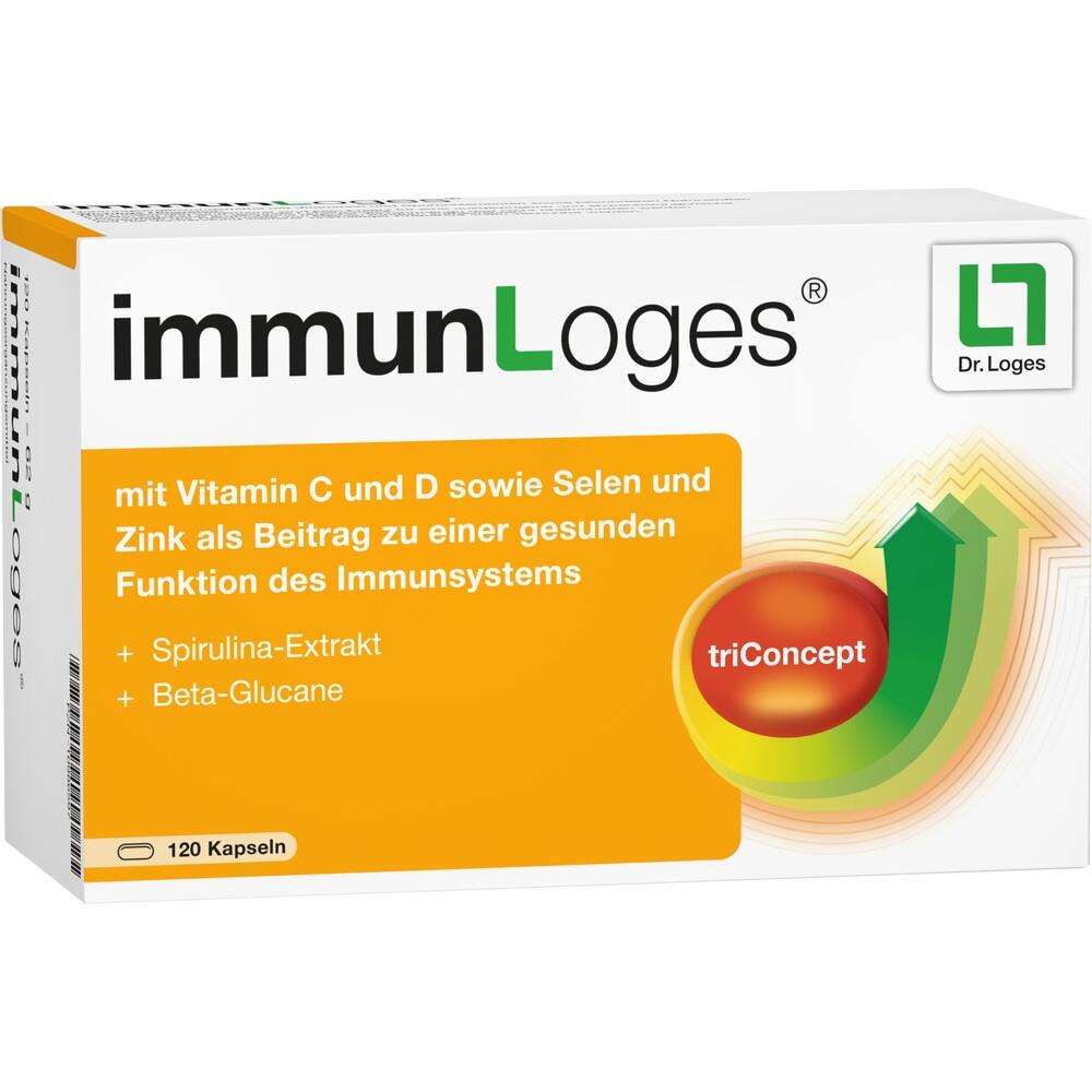 Eine Packung mit 120 Kapseln f&uuml;r das Immunsystem mit Vitaminen und Mineralstoffen.