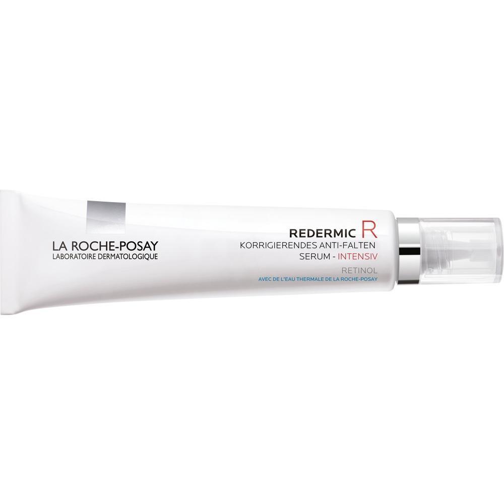 Weiße Tube mit Anti-Falten-Serum der Marke La Roche-Posay.