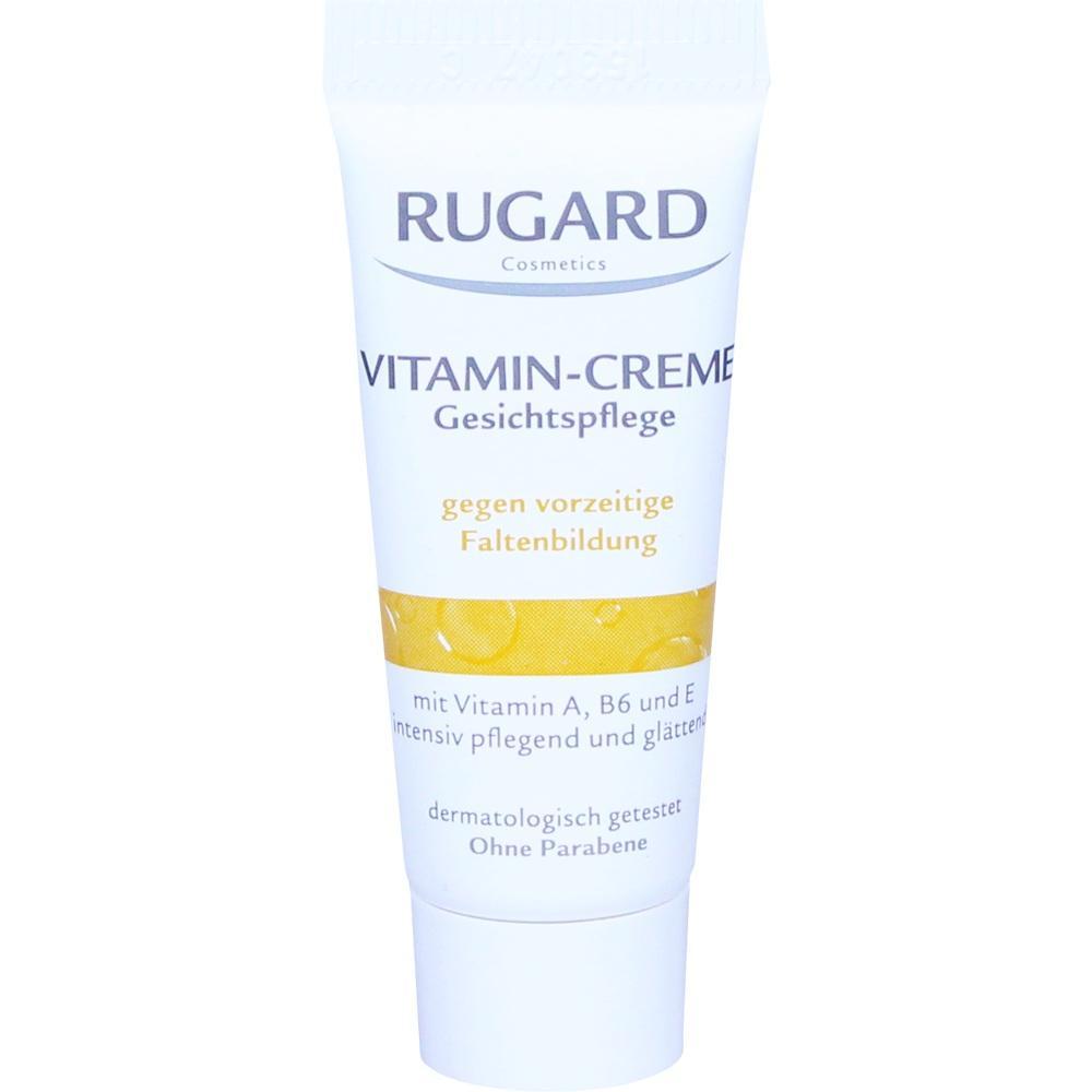 Eine Tube Vitamin-Creme zur Gesichtspflege gegen Falten.