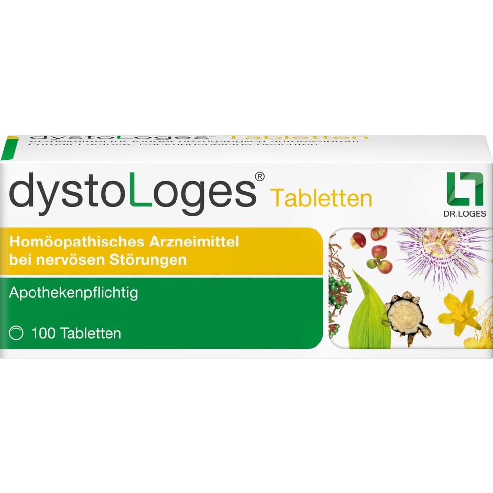 Schachtel mit hom&ouml;opathischen Tabletten gegen nerv&ouml;se St&ouml;rungen.