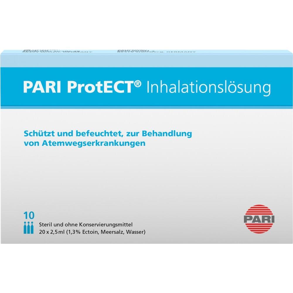 Verpackung einer Inhalationsl&ouml;sung gegen Atemwegserkrankungen von PARI.