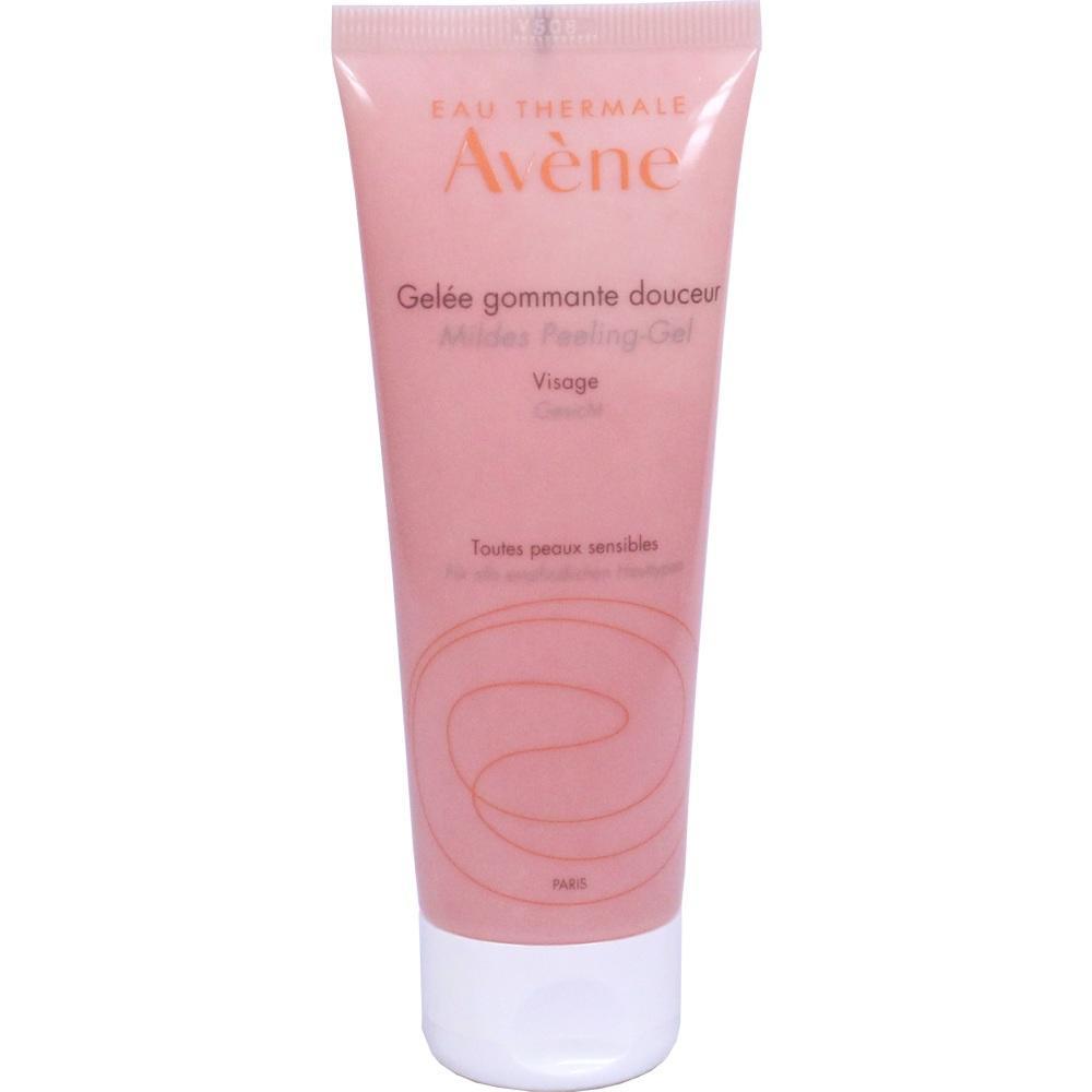Rosa Tube mit mildem Peeling-Gel f&uuml;r empfindliche Haut.