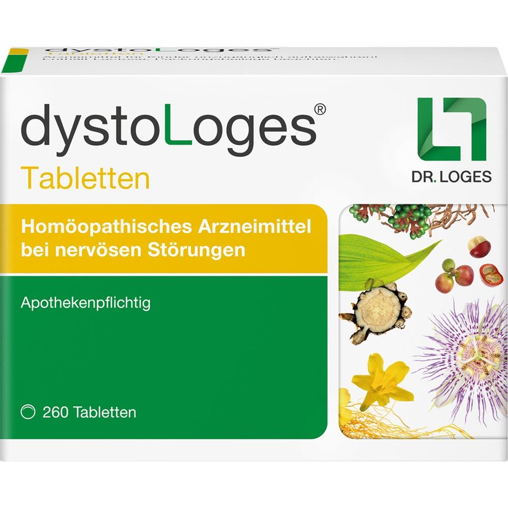 Verpackung einer hom&ouml;opathischen Arznei gegen nerv&ouml;se St&ouml;rungen mit pflanzlichem Bild.