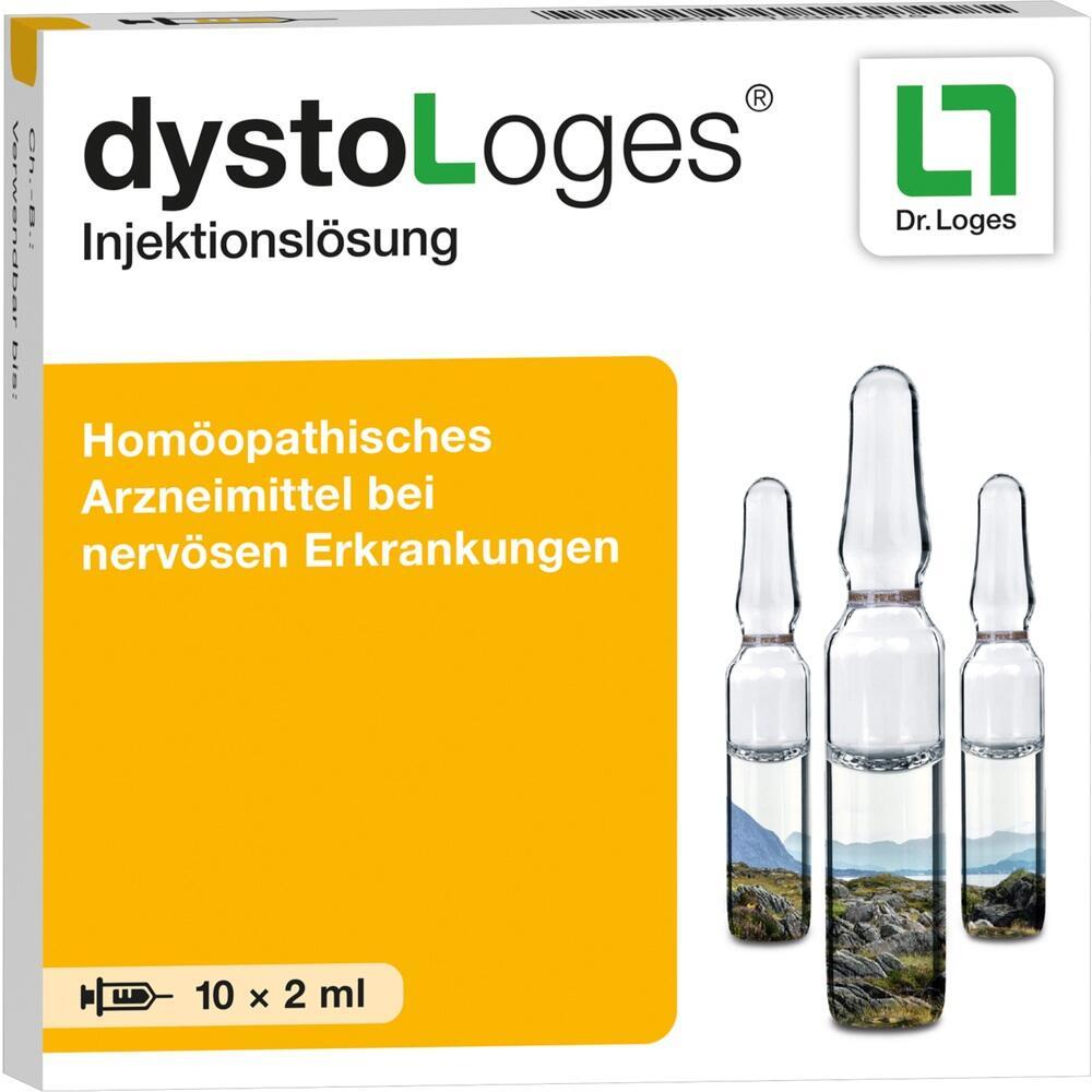 Verpackung von DystoLoges Injektionsl&ouml;sung gegen nerv&ouml;se Erkrankungen.