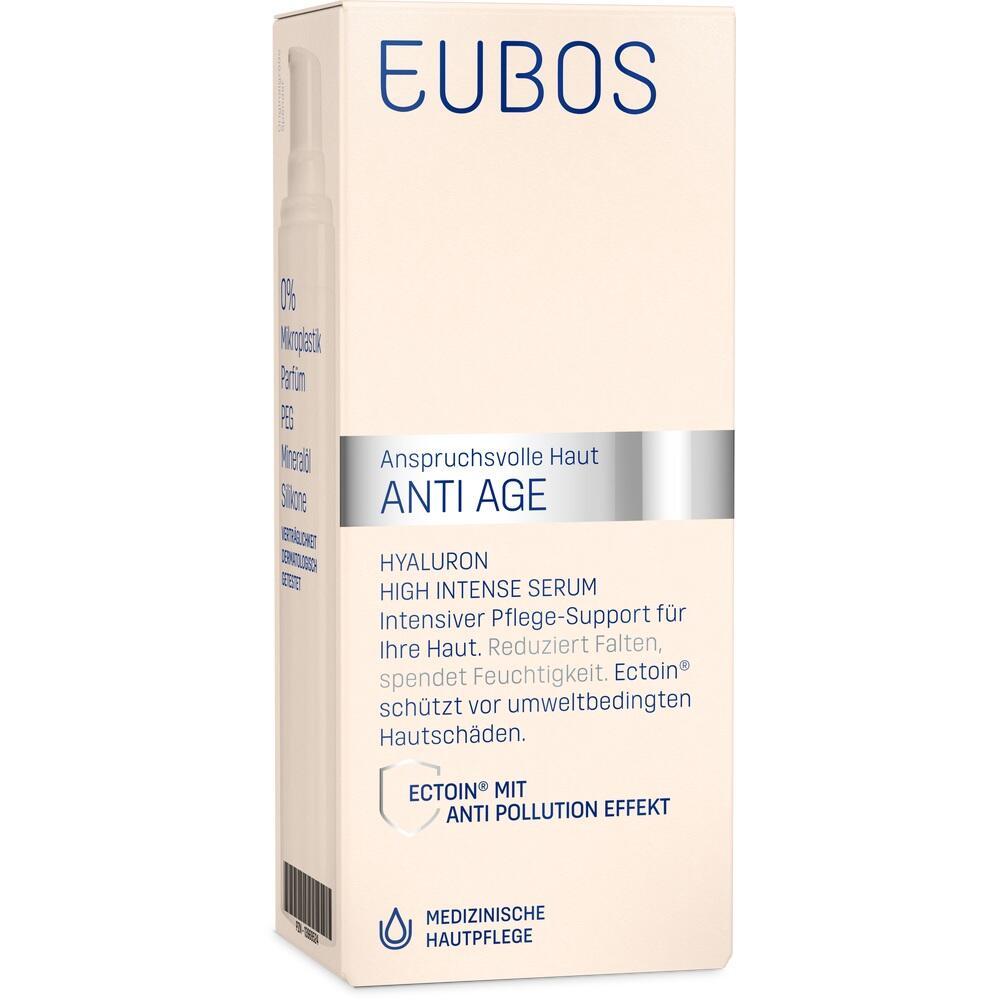 Das Bild zeigt die Verpackung eines Anti-Aging-Serums von Eubos.