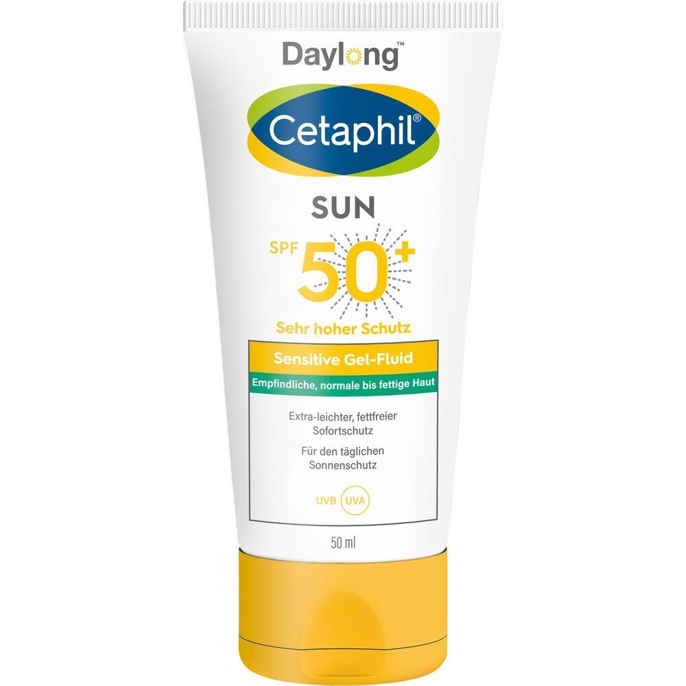 Sonnencreme in Tube mit Lichtschutzfaktor 50+ für empfindliche Haut.