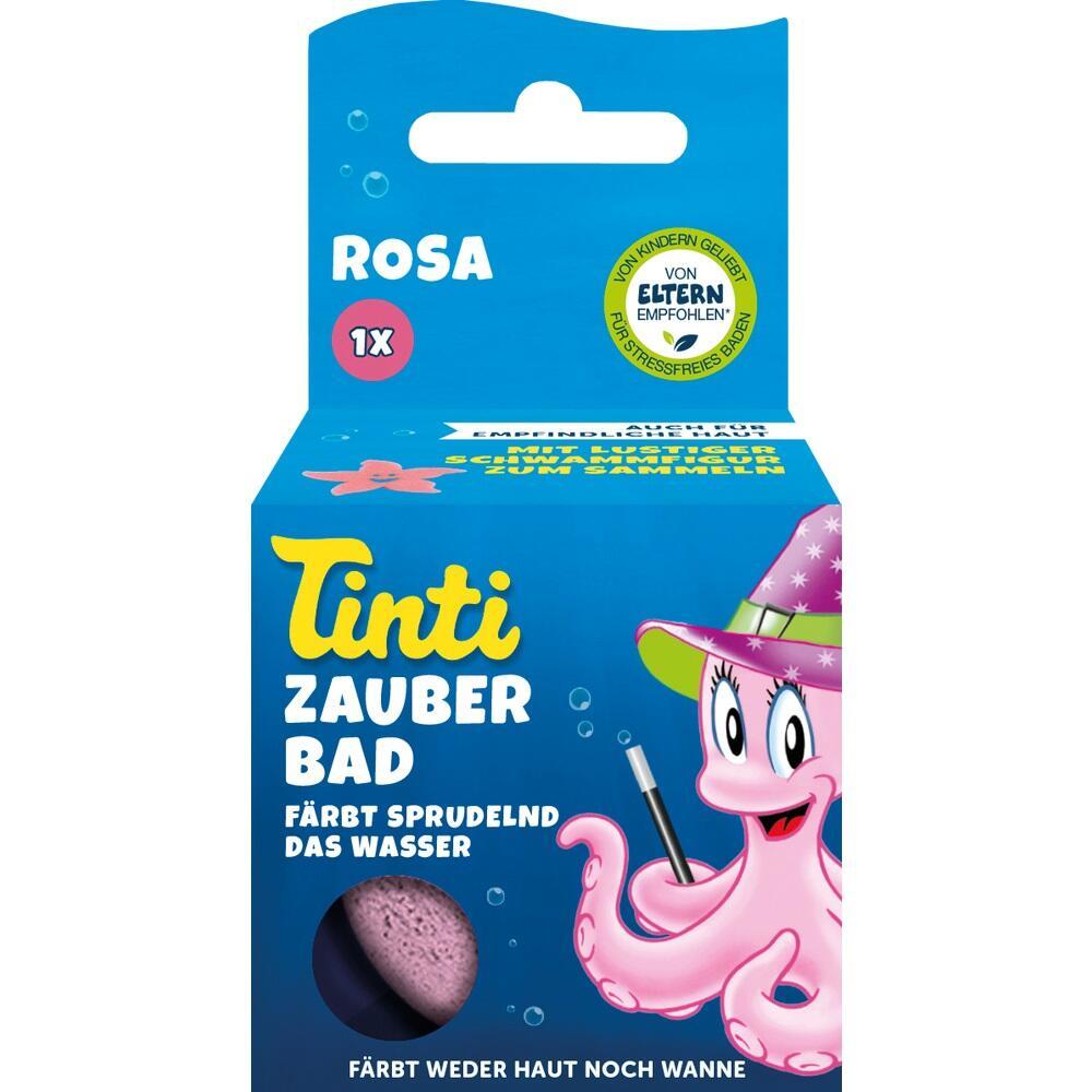 Eine bunte Packung Badespaß mit einer fröhlichen, rosa Zeichentrickkrake.