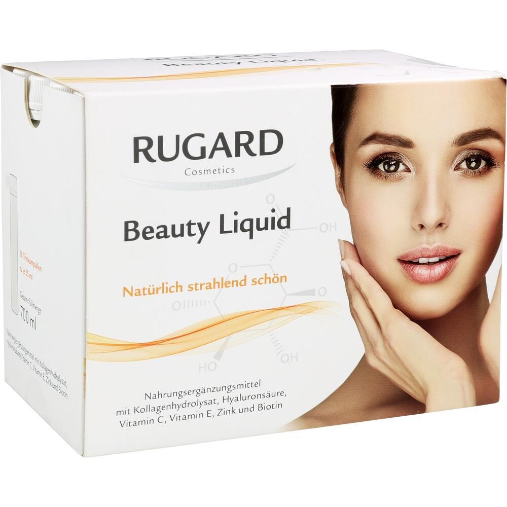 Eine Verpackung von Rugard Beauty Liquid mit dem Bild eines Gesichts.