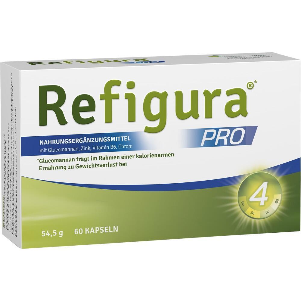 Eine Packung mit Refigura PRO Nahrungserg&auml;nzungsmittel, 60 Kapseln.
