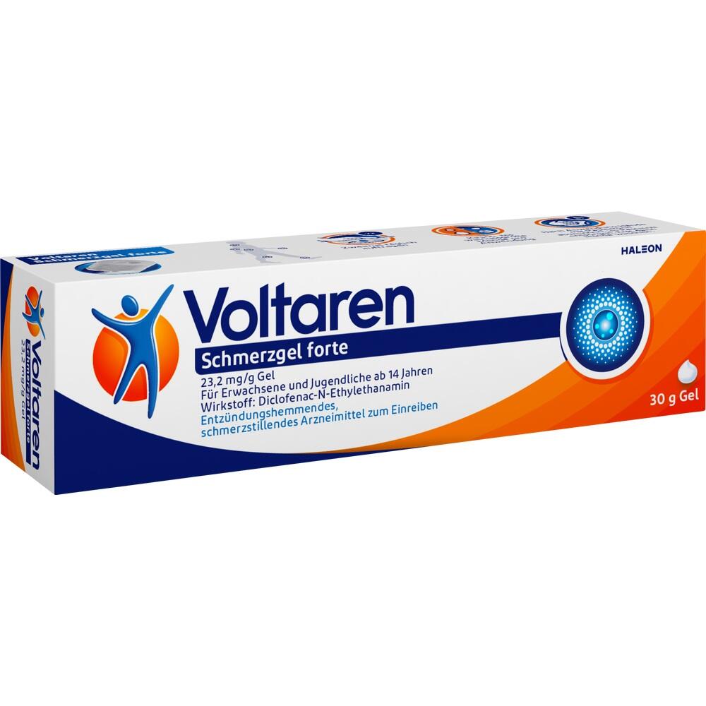 Eine Tube Voltaren Schmerzgel f&uuml;r Erwachsene gegen Schmerzen und Entz&uuml;ndungen.