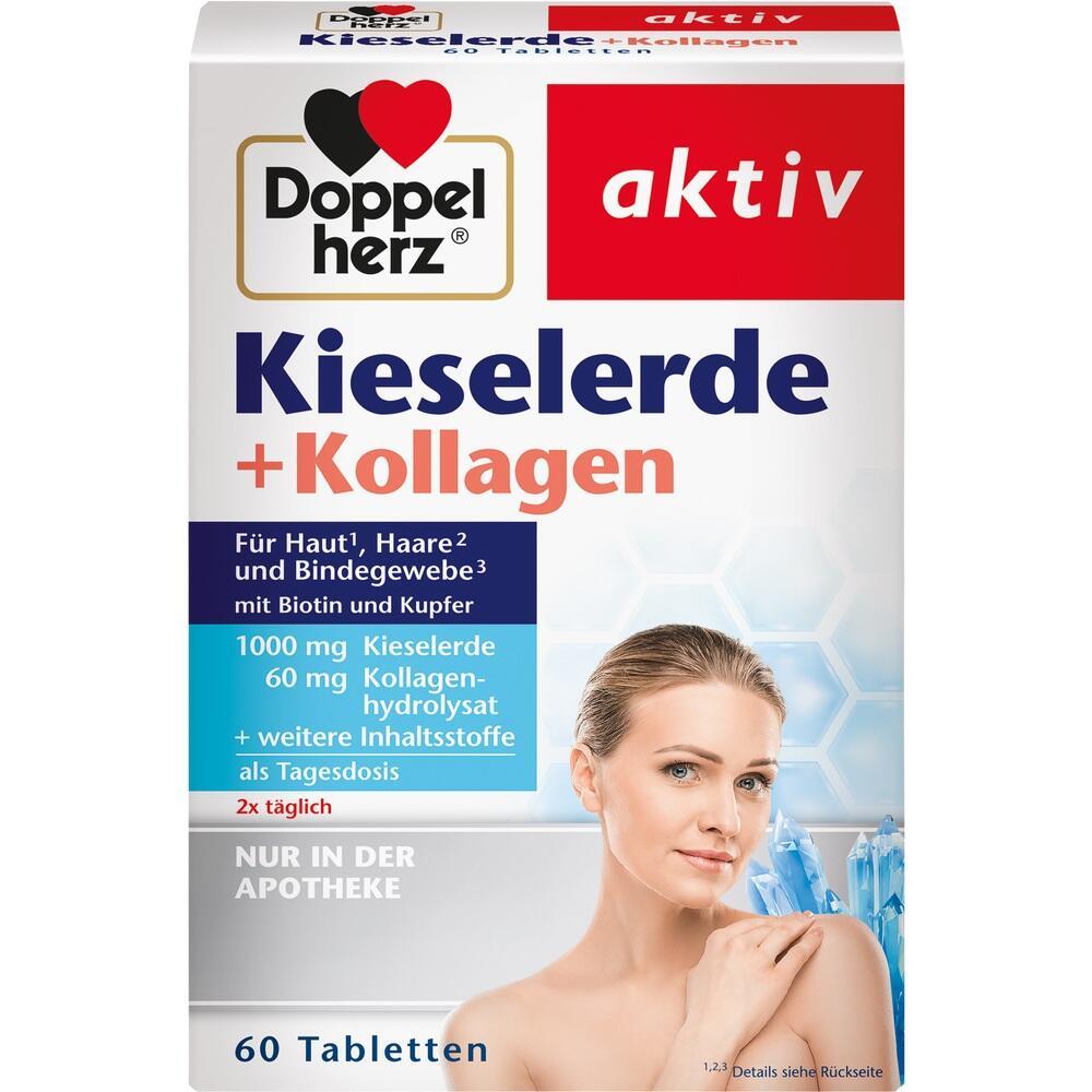 Eine Verpackung von Nahrungserg&auml;nzungsmitteln f&uuml;r Haut, Haare und Bindegewebe.