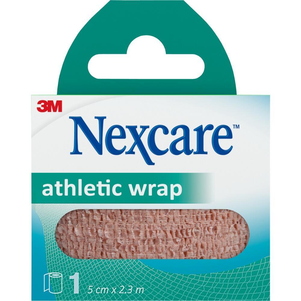 Die Verpackung enthält eine elastische Sportbandage von Nexcare.