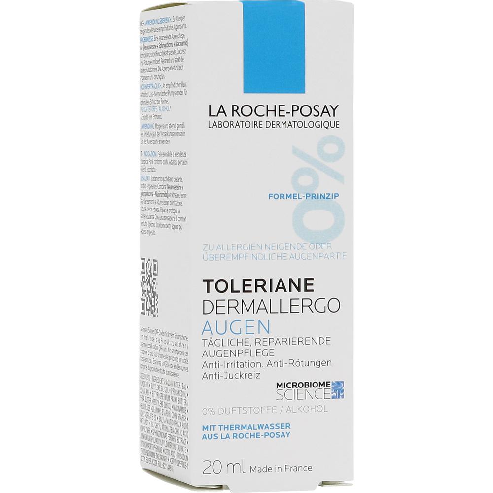 Eine Schachtel mit Augencreme von La Roche-Posay f&uuml;r empfindliche Haut.