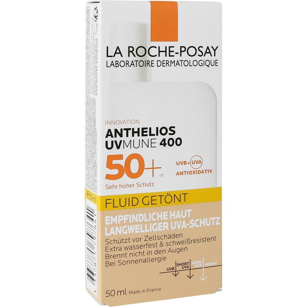 Eine Sonnencreme-Packung mit LSF 50+ f&uuml;r empfindliche Haut.