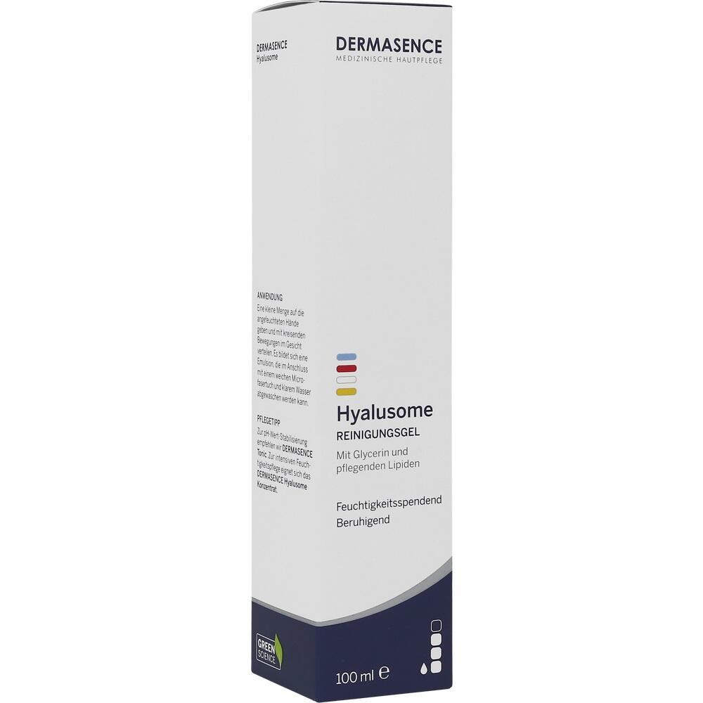 Eine wei&szlig;e Verpackung f&uuml;r ein feuchtigkeitsspendendes Reinigungs-Gel.