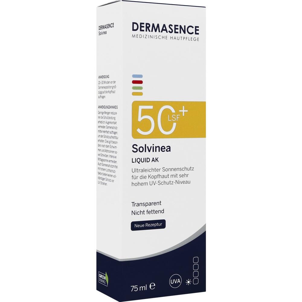 Verpackung von Solvinea Sonnenschutz mit LSF 50+ f&uuml;r die Kopfhaut.