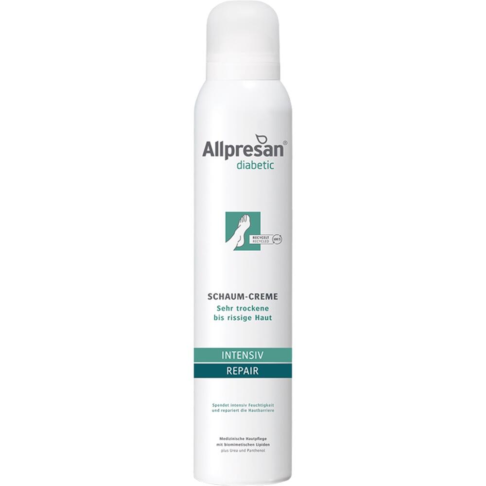 Wei&szlig;e Spraydose von Allpresan f&uuml;r sehr trockene bis rissige Haut.
