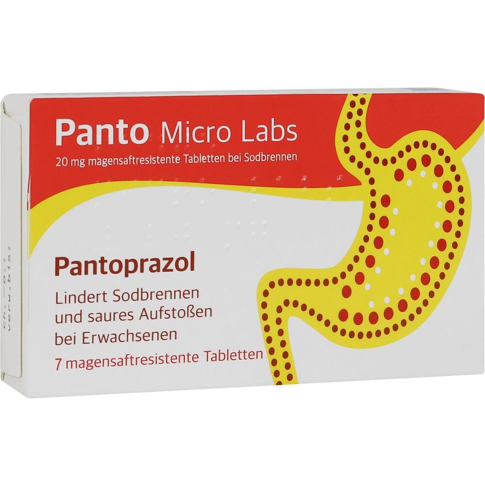 Eine Packung mit Pantoprazol-Tabletten gegen Sodbrennen.