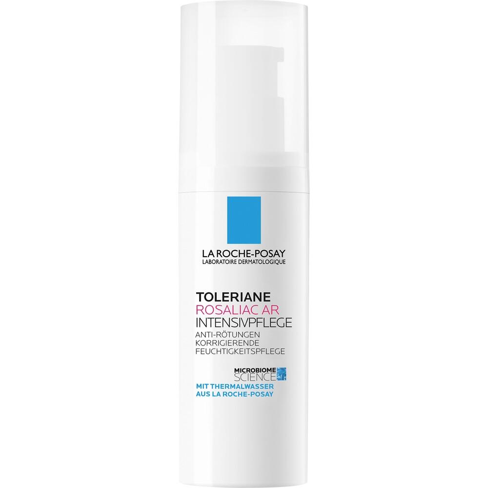 Auf der Verpackung steht eine Gesichtscreme gegen R&ouml;tungen und Rosacea von La Roche-Posay.